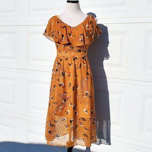 Butterfly Posey Dress Boho Flowy Voodoo Vixen NWT Sz Med